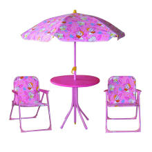 Kids portable folding garden table and chair sets, plastic garden chairs